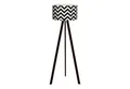 lux.pro Stehlampe, ohne Leuchtmittel, »Newport« Stehleuchte 1 x E27 Schwarz / Weiß
