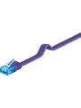 Pro CAT 6A U/UTP flat - Lila - 1m