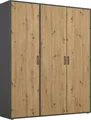 rauch Kleiderschrank VOYAGER Garderobe Wäscheschrank Schlafzimmer (in 3 verschiedenen Ausstattungen BASIC/CLASSIC/PREMIUM) mit 2 modernen Griffvarianten, viel Stauraum MADE IN GERMANY