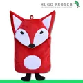 Hugo Frosch Kinder Öko-Wärmflasche Frau Fuchs Velours rot | Made in Germany