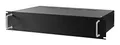Blanko 480 mm (19") Rack-Leergehäuse 2 HE, Montagesatz