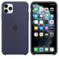 Original Apple iPhone 11 Pro Max Silikonhülle Rückseite Midnight Blue
