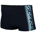 Aquarti Badehose Aquarti Herren Kurze Badehose mit Streifen blau|schwarz 3XL
