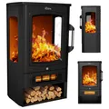 Elektrokamin Kaminofen elektrisch Kamin Ofen Elektroheizer LED Flammeneffekt 2kW