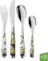 WMF Kinderbesteck Set 4 Kids Minions 4 tlg. für Kinder ab 3 Jahren