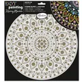 Schablone & Halterung Mandala 30 cm – zum Erstellen von Mandalas in Dot Pain...