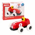 BRIO Rennwagen aus magnetischen Bausteinen Rennauto Spielzeug Holz ab 12 Monaten
