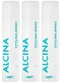 3x Alcina Styling Spray mit Aerosol Natural 200 ml