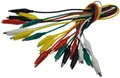 ChiliTec Prüfkabel-Set mit Kroko-Klemmen je 45cm, verschiedene Farben, 10-teilig