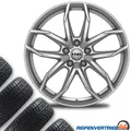 4x Alu Ganzjahresreifen Kompletträder für Volvo XC40 Reifen 245/45R20 Conti