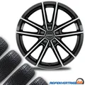 4x Alu Ganzjahresreifen Kompletträder für Ssangyong Torres Reifen 245/45R20 Cont
