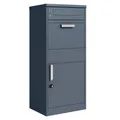 Westmann Paketkasten "Pedro", BxHxT: 50 x 112 x 37 cm, anthrazit, Stahl - grau