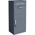 Westmann - Stahl Paketbox Pedro Anthrazit 50x37x112 Cm