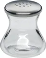 WMF Salzstreuer WAGENFELD H 4,5cm Gewürzstreuer Glas Edelstahl Schiebedeckel