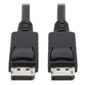 Eaton DisplayPort Cable with Latches, DP to DP, Male-to-Male Connectors, 4K @ 60