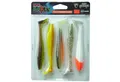 Fox Rage Kunstköder Fox Rage Spikey Shad Mixed UV Colour Pack - 5 Gummifische