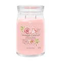 YANKEE CANDLE Große Signature Kerze FRESH CUT ROSES 567 g Duftkerze