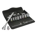 Wera 8100 SB 8 Zyklop Metal-Knarrensatz, Umschalthebel, 3/8"-Antrieb, 29-teilig, metrisch