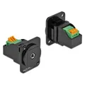Delock D-Typ Modul 3,5 mm 3 Pin Klinkenbuchse zu Terminalblock (86732)
