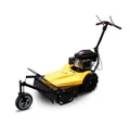 BAMATO Benzinrasenmäher GM-200, 55 cm Schnittbreite, Mulcher Mulchmäher, höhenverstellbarer Lenkholm