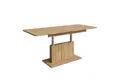 designimpex Couchtisch DC-1 Tisch Eiche Wotan höhenverstellbar ausziehbar, Funktionstisch, Wohnzimmertisch, Tisch, Esstisch, Sofatisch