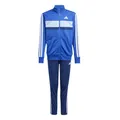 adidas Trainingsanzug Seasonal Essentials Tiberio 3-Streifen royalblau Kinder, Größe: 128