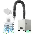 VEVOR Schweißrauchabsauger, 459 m3/h Lötrauchabsorber mit 280-W-Motor, 4-stufigem Filter, 10-Gang- & Fernbedienungs-Rauchreiniger zum Löten, Gr...