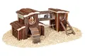 Karlie Wonderland Spielplatz Ole Nagerspielzeug aus Holz 45 x 17 x 20 cm