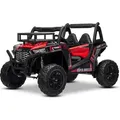 Beneo Motors Elektroauto für kinder 24V UTV, rot, kinder elektroauto 2 sitzer mit 2,4 GHz Ferbedienung, 2 x 200 W Motor, Lithium-Akku, Eva-Räder,... - Rot