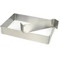 Moritz&Moritz Backrahmen mit Klemmung & Teiler, aus Edelstahl, von 27 x 18 - 51 x 33 cm verstellbar, Höhe 5 cm