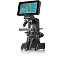Bresser Mikroskop Researcher LCD, digital, mit Durchlicht, 1 MP Kamera, 7 Zoll LC-Display, mit USB, Vergrößerung 40-600x