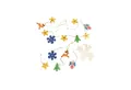 EDUPLAY Experimentierkasten Weihnachtsdeko aus Holz 50er Set