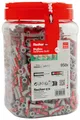 fischer DuoPower 6 x 30 in der BigBox, 950 Universaldübel, leistungsstarker 2-Komponenten-Dübel, Kunststoffdübel zur Befestigung in Beton, Ziegeln, Stein, Gipsbauplatten uvm., ohne Schrauben