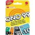 Mattel Games UNO 99 Kartenspiel Rechenspiel Zahlen addieren Gesellschaftsspiel