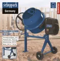 Scheppach Betonmischer Mix 140 L Mörtelmischer Zementmischer Betonmischmaschine