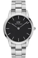 Daniel Wellington -Iconic Link silver black 40mm- DW00100342 Damenuhr Original N