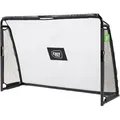 EXIT-Toys Fußballtor Maestro, aus Metall, 180x120x60cm, Klicksystem, schwarz, mit Torwand