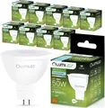 LUMILED GU5.3 LED Lampen Leuchtmittel, Spot 10 Stück Set MR16 6W entspricht 50W, 6500K Kaltweiß 12V 580 Lumen, 120° Abstrahlwinkel Spots kalt