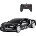 Rastar Automodell steuerbar R/C 1:24 Bugatti Chiron, sort., 76100 (mcu76100)