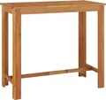 vidaXL Garten-Bartisch 120x60x105 cm Massivholz Akazie