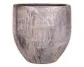 INNA-Glas Blumentopf Keramik Blumentopf AETIOS, Farbverlauf, Gold-braun, 16 cm, Ø 17 cm