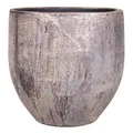 INNA-Glas Keramik Blumentopf AETIOS, Farbverlauf, Gold-braun, 16 cm, Ø 17 cm