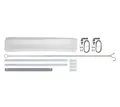 Sonnensegel Sonnenschutz UV Windschutz für Terrassendach Canopia weiß 300x546cm