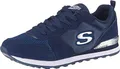 Skechers Damen Retros-og 85-goldn Gurl Sneaker, Navy Suede Mesh Nylon Silver Trim Nvy, 39 EU
