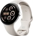 Google Pixel Watch 3 AMOLED 45 mm Digital-Touchscreen 4G Silber Wi-Fi GPS (Satellit)