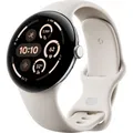 Google GA05283-DE Pixel Watch 3 45 mm - Smartwatch - silber/porzellan