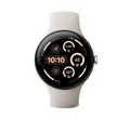 GOOGLE Pixel Watch 3 (LTE) 45 mm, Smartwatch Aluminium Fluorelastomer, 150–185 1