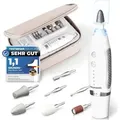 GRUNDIG Maniküre Set elektrisch - Schöne Nägel dank Power LED und 17tlg Saphir Zubehör I Pediküre Fußpflege Set und Maniküre Set mit Zubehö...