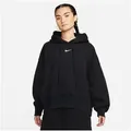 Nike Sportswear Kapuzensweatshirt W NSW PHNX FLC OOS PO HOODIE sportlicher Stil, geräumiges Design, mit Kapuze, mit Phoenix Fleece schwarz M (40/42)