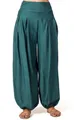 Guru-Shop Relaxhose Boho Pluderhose, Muckhose, Haremshose -.. Ethno Style, alternative Bekleidung